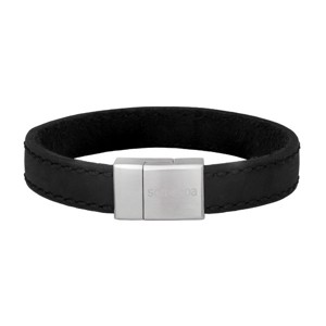 Son of Noa - Sort Læder Armbånd 19-23 cm 897 016-BLACK